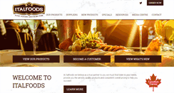 Desktop Screenshot of italfoods.ca